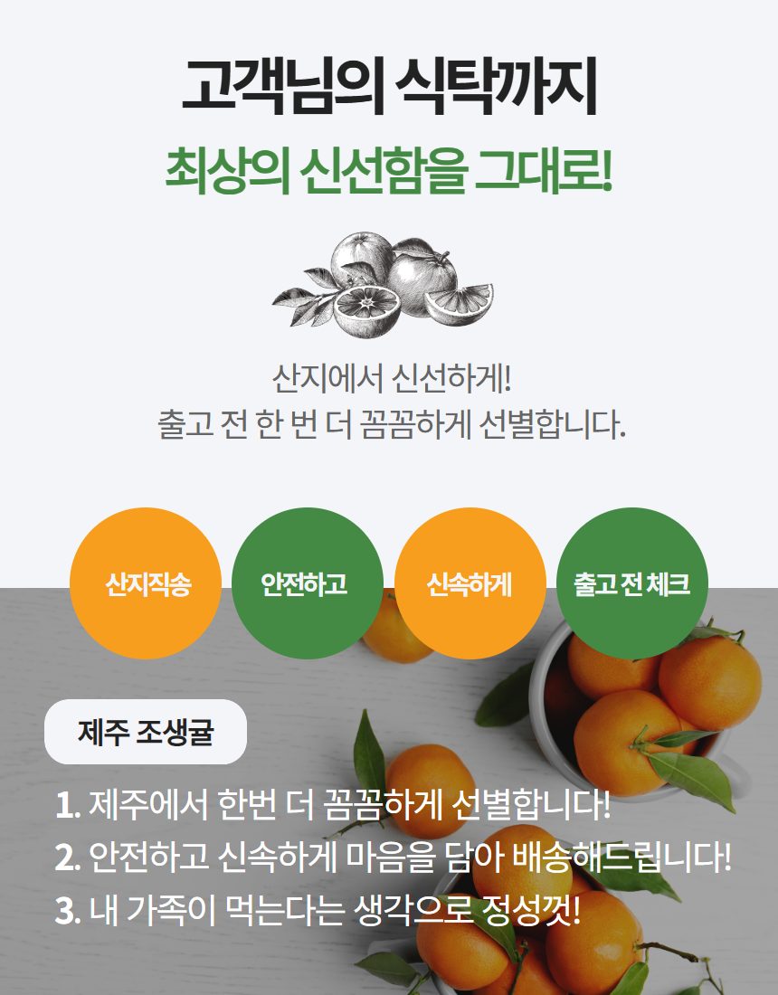 제주 서귀포 초고당도 조생감귤 산지직송 최대16브릭스 품질보장 상세 이미지 5